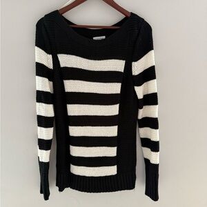 Women’s Calvin Klein Monochrome Striped Sweater Size Large